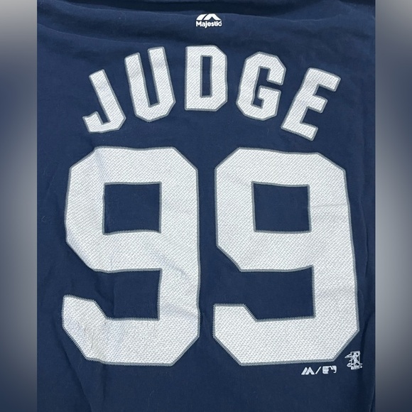 ‼️ Majestic New York Yankees Aaron Judge ⚾️ T-Shirt - Size Medium - Picture 5 of 8